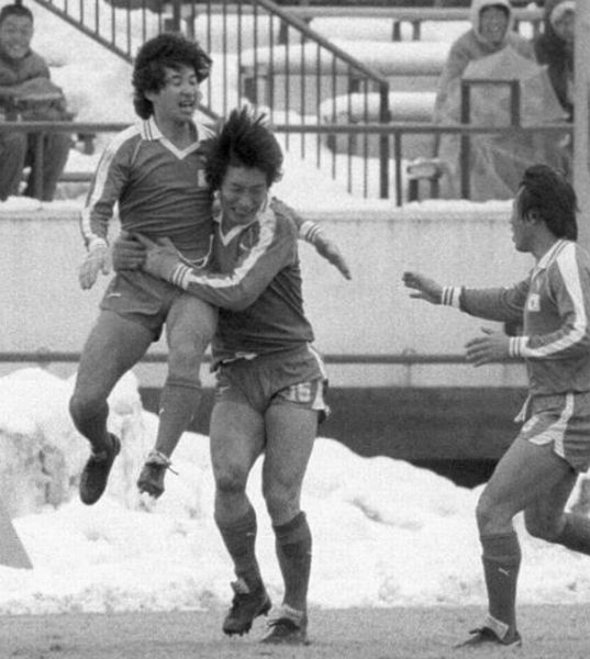 1984年1月のゼロックス・サッカー、日本代表対コリンチャンス戦（Ｃ）共同通信社
