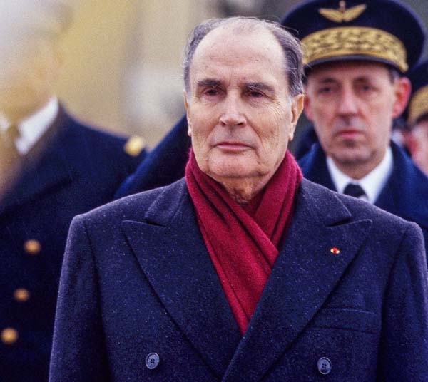 ミッテラン仏大統領（1987年）　（Ｃ）ロイター／HANS LUCAS