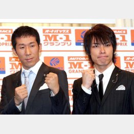 「麒麟」の田村裕と川島明（右）、2007年当時（Ｃ）日刊ゲンダイ