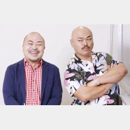クロちゃん（右）と原田曜平氏（Ｃ）日刊ゲンダイ