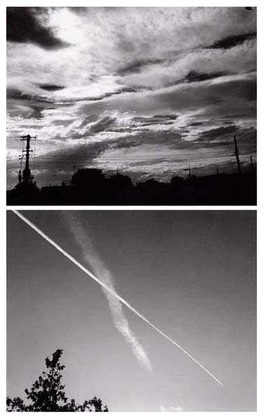 陽子の死後、バルコニーより空を撮り続ける（「空景」より 1990年撮影）／（提供写真）