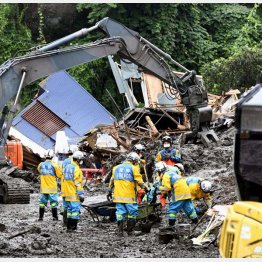 被災家屋は120戸以上（Ｃ）共同通信社