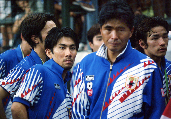 山本監督はアトランタ五輪ではコーチとしてチームの支えた。左はＭＦ前園（Ｃ）Norio ROKUKAWA／office La Strada