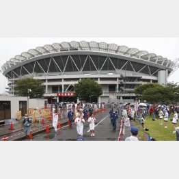 東京五輪でサッカーが行われるカシマスタジアム（Ｃ）共同通信社