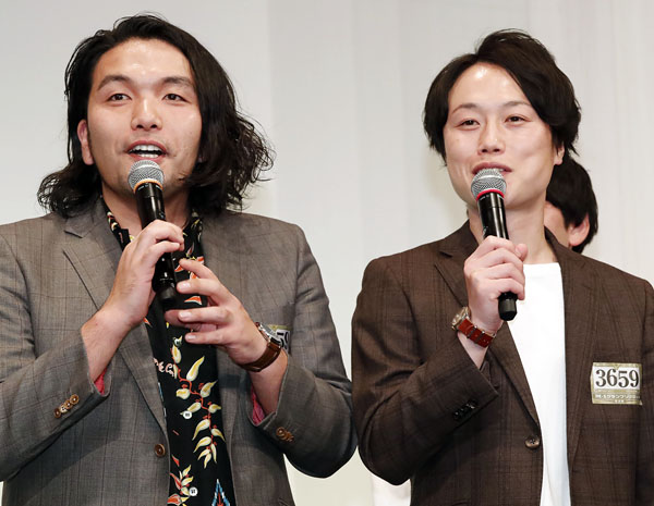 お笑いコンビ「見取り図」の盛山晋太郎（左）とリリー（Ｃ）日刊ゲンダイ