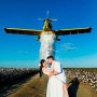 「虹を背景にして写真を撮りたい」新婚さんの願いをかなえたブラジルの写真家