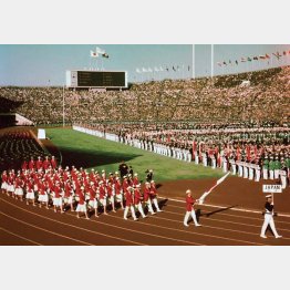 1964年の東京五輪開会式（Ｃ）共同通信社