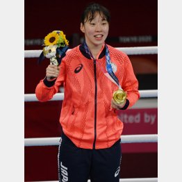 日本女子ボクシング史上初の金メダリスト・入江聖奈（Ｃ）JMPA