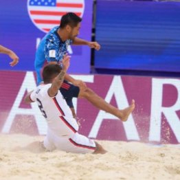 ビーチＷ杯ロシア大会 2連勝のオズ日本が23日に大一番ロシア戦に臨む