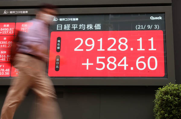 3日の日経平均株価は続伸し2万9000円台を回復（Ｃ）日刊ゲンダイ
