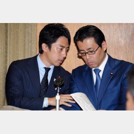 福田達夫衆院議員（右）は進次郎と仲良し（Ｃ）日刊ゲンダイ