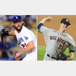 ドジャース左腕カーショー（左）、アストロズのグリンキーなど大物投手が大谷の同僚に？（Ｃ）ロイター／USA TODAY Sports