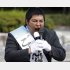 参院山口補選が告示され、第一声を上げるへずまりゅう氏（Ｃ）共同通信社