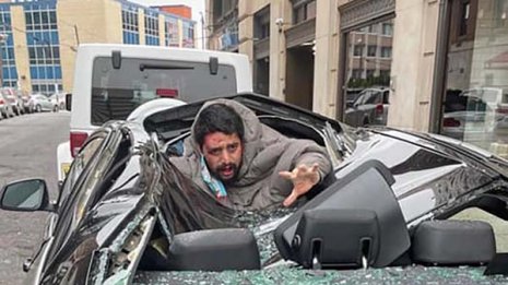 米NJ州のビル9階から車上に転落…自力で立ち上がり軽症だった男性の奇跡