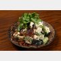 【ブルーチーズ和えピータンサラダ】ブルーチーズとピータンは見事な相性の良さ