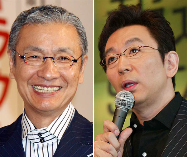 久米宏（左）と古舘伊知郎（Ｃ）日刊ゲンダイ