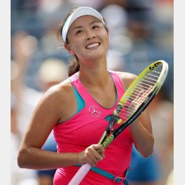 この笑顔を再び見られるか（中国女子テニス選手の彭帥さん）／（Ｃ）ロイター＝共同