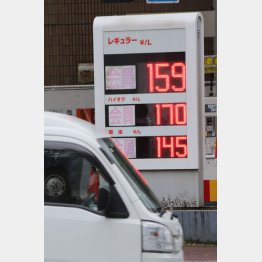 ガソリン高騰も世界的なインフレの影響（Ｃ）日刊ゲンダイ