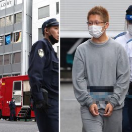 「閉塞感」の末の凶行か（大阪のクリニック放火事件現場＝左）、京王線刺傷事件で逮捕された服部容疑者