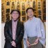 林家染雀（右）と吉川潮氏（Ｃ）日刊ゲンダイ