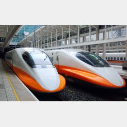 更新車両は日本製ではなくなる（台湾新幹線の700T型車両）／（Ｃ）共同通信社