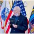 79年を経て、卒業証書を授与されたドナルドさん（ウエストテキサス退役軍人省クリニックのフェイスブックから）