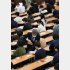 この様な会場で袖口に携帯を隠し…（写真は、15日の大学入学共通テスト＝東京・東大）／（Ｃ）共同通信社