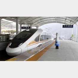 北京冬季五輪でも運行される中国高速鉄道（Ｃ）共同通信社