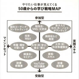 50歳からの学び戦略MAP（Ｃ）日刊ゲンダイ