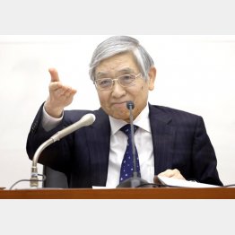 「全く」を連発（日銀の黒田東彦総裁）／（Ｃ）共同通信社