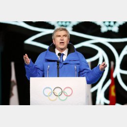 ノーベル平和賞狙いで…（IOCのバッハ会長）／（Ｃ）ロイター