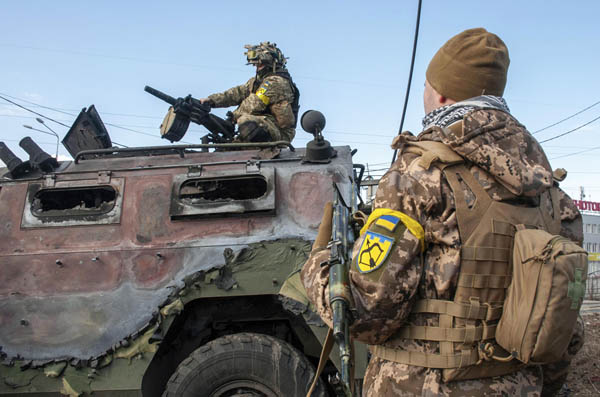 ウクライナは予想を上回る徹底抗戦（Ｃ）AP=共同