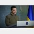 首都キエフにとどまり、SNSで発信するウクライナのゼレンスキー大統領（大統領府提供・ＡＰ＝共同）