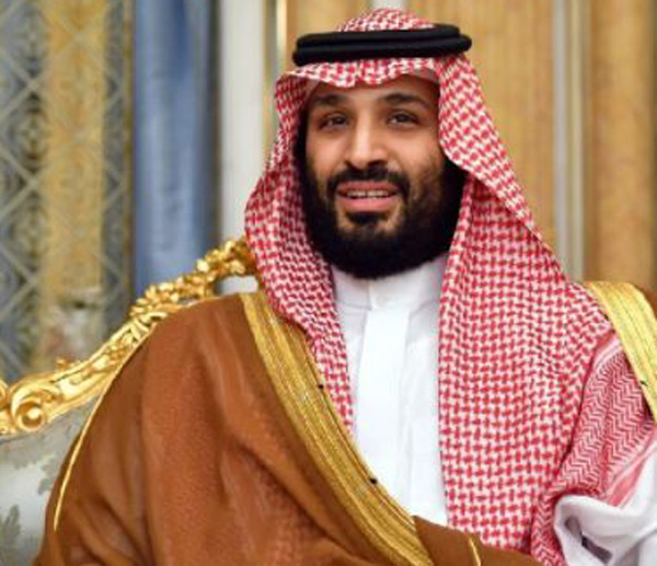 サウジアラビアのムハンマド皇太子（Ｃ）ロイター