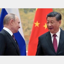 かつてなく強固な中ロ関係を自賛（ロシアのプーチン大統領と中国の習近平国家主席）／（Ｃ）ロイター