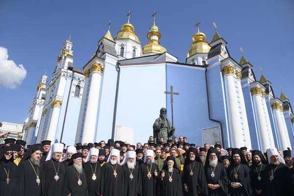 写真⑥ウクライナ首都キエフのミハイル大聖堂（2021年撮影）　（Ｃ）Maxym Marusenko／Nur Photo／共同通信イメージズ