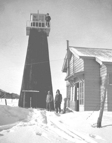 北方領土を監視するノサップ監視哨（1953年）／（Ｃ）共同通信社