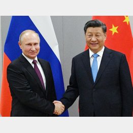 大いにあり得る作戦シナリオ（ロシアのプーチン大統領と中国の習近平国家主席）／（Ｃ）ＡＰ＝共同