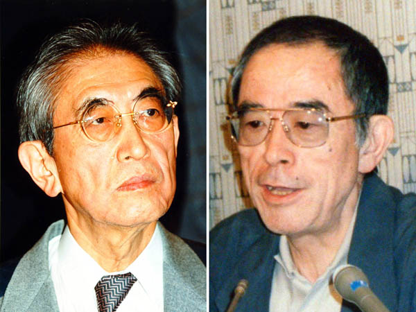 大島渚（左）と野坂昭如（Ｃ）日刊ゲンダイ