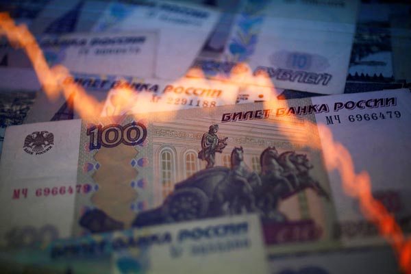 ロシアはドル建て国債もルーブル支払い…（Ｃ）ロイター