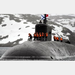 ロシアの原子力潜水艦はオホーツク海を潜航、日本列島の近くを行き来する（Ｃ）タス＝共同