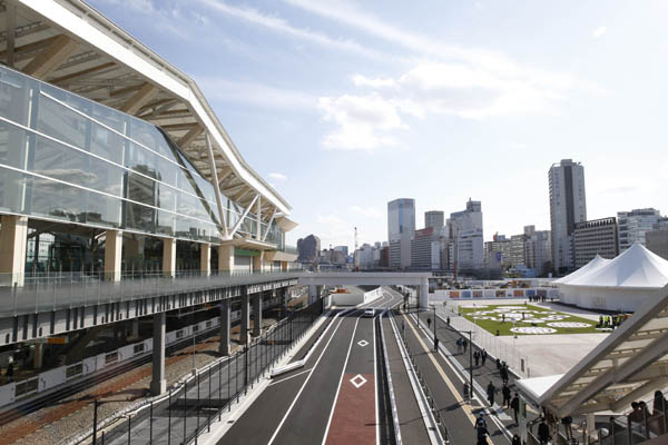 2020年3月に開業した高輪ゲートウェイ駅（Ｃ）日刊ゲンダイ