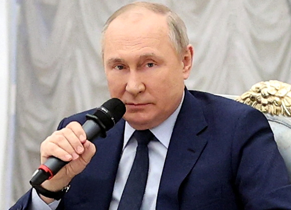 「マリウポリ完全制圧」宣言とは、国内向けか（ロシアのプーチン大統領）　（Ｃ）ロイター／Sputnik／Kremlin