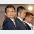 左から榊原信行DSE社長、高田延彦、吉田秀彦（2006年）／（Ｃ）日刊ゲンダイ