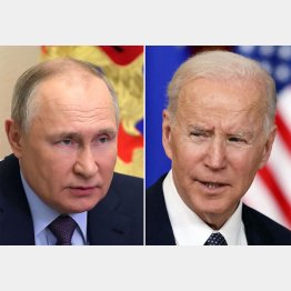 ともに「権力志向型」とも（バイデン米大統領とロシアのプーチン大統領）／（Ｃ）ロイター
