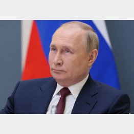 高笑い？（ロシアのプーチン大統領）　（Ｃ）ロイター／Sputnik