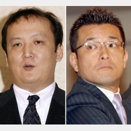 谷川貞治氏（左）と榊原信行氏（Ｃ）日刊ゲンダイ