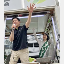 京都選挙区では候補者以上に目立っていた（Ｃ）日刊ゲンダイ
