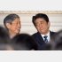 自民党両院議員で話し込む安倍元首相（右）と高村正彦氏（Ｃ）日刊ゲンダイ