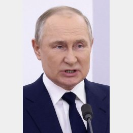 新会社移行の大統領令を出したロシアのプーチン大統領（Ｃ）ロイター